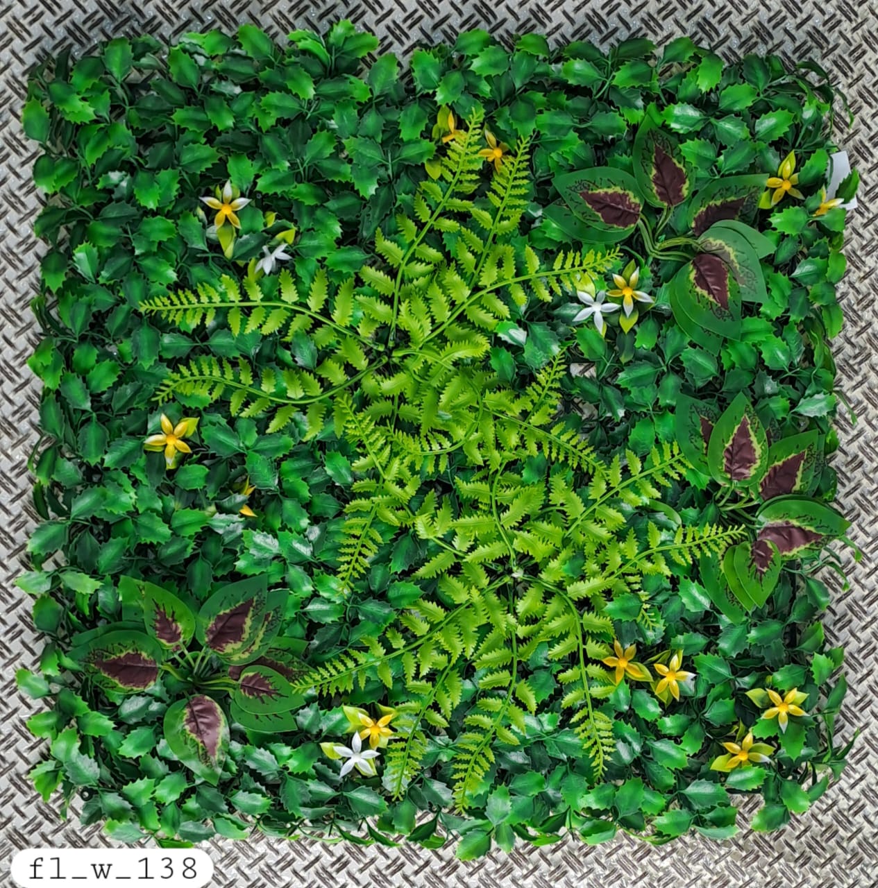 PaysaPanache Carré Vert Luxueux 50×50 cm