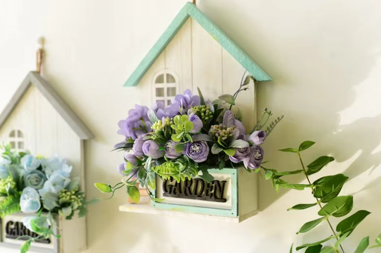 Maison Murale Fleurie Style Jardin