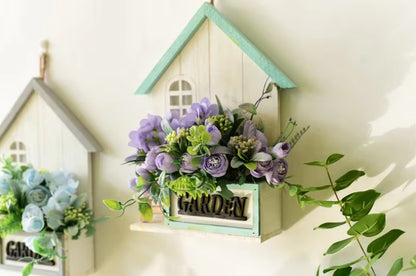 Maison Murale Fleurie Style Jardin