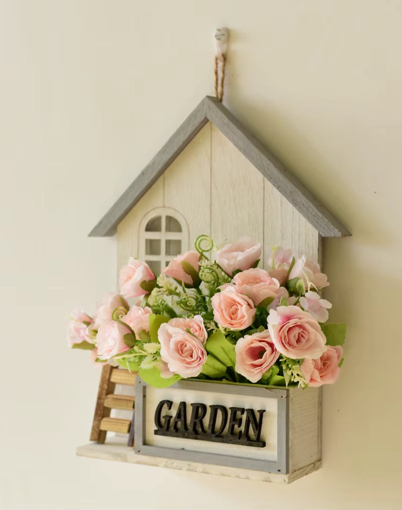 Maison Murale Fleurie Style Jardin